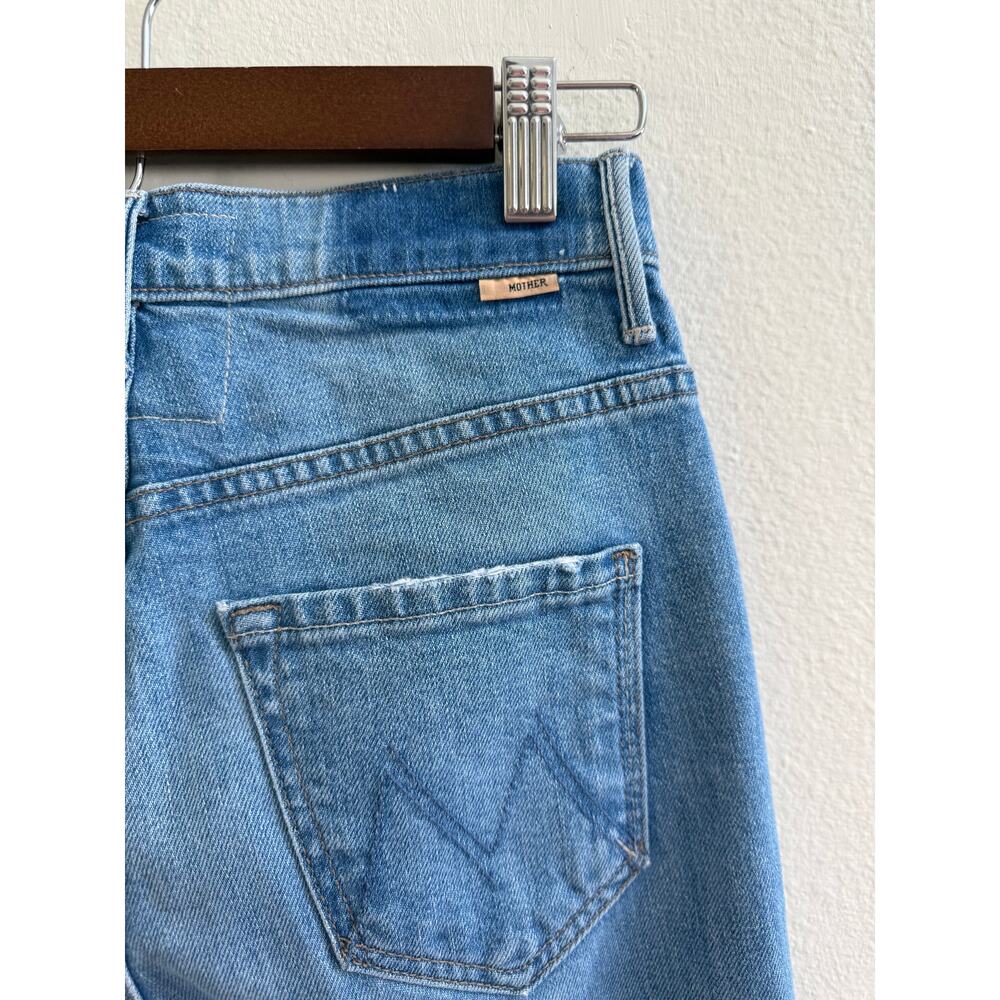 Mother SUPERIOR 25 The Swooner Roller Yoke Front Crop Wide Leg Post No Bills - Picture 7 of 16